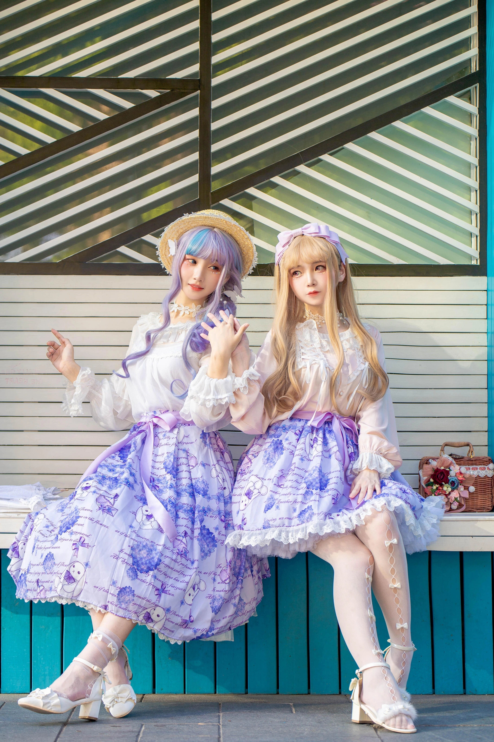 楚楚子w - NO.76 -LOLITA装扮 LOLITA夏日穿搭打歌服小偶像出镜：楚楚子＋@鹤祈 0